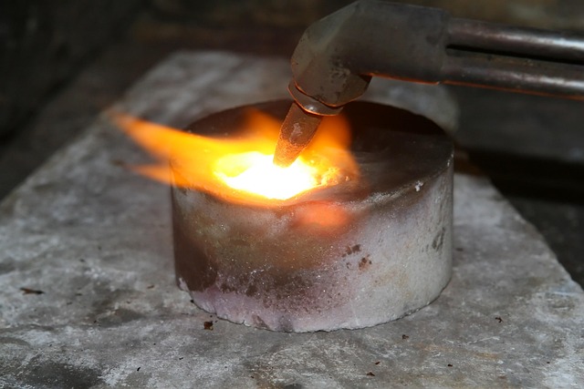 oxygen and acetylene torch