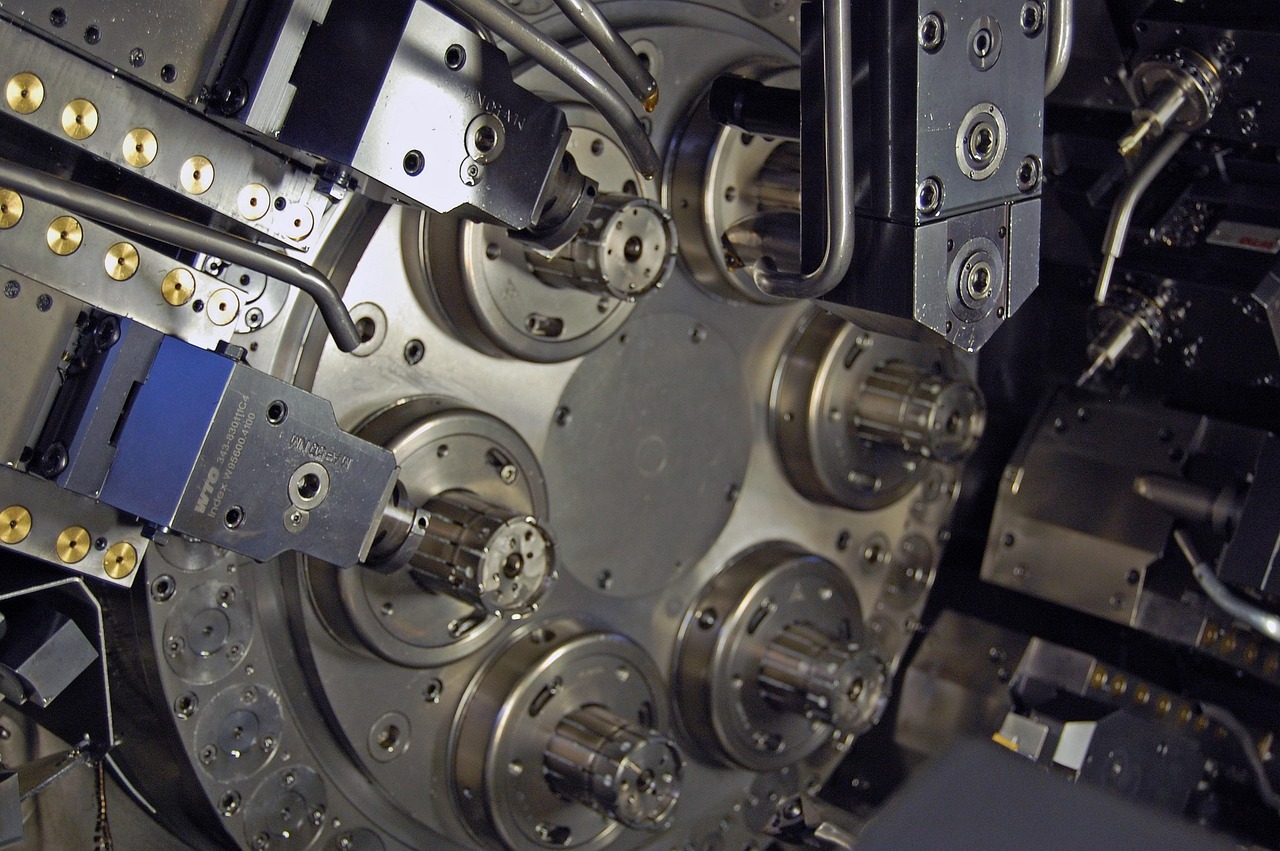 cutting, machine, metal, cnc, industry, metal construction, cnc machine, technology, production, to cut, mechanics, lathe, six-spindle machine, cnc, cnc, cnc, cnc, cnc