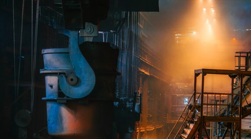 steel, manufacturing, molten, hot, inside, interior, factory, plant, equipment, production, manufacture, nature, iron, machine, heavy, fire, light