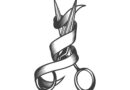 scissors, vintage, thread, barber, haircut, hairdresser, cutting, tool
