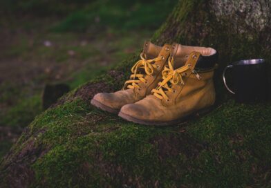 boots, nature, shoes, moss, hiking shoes, worn, used, hiking, old, outdoor, leather
