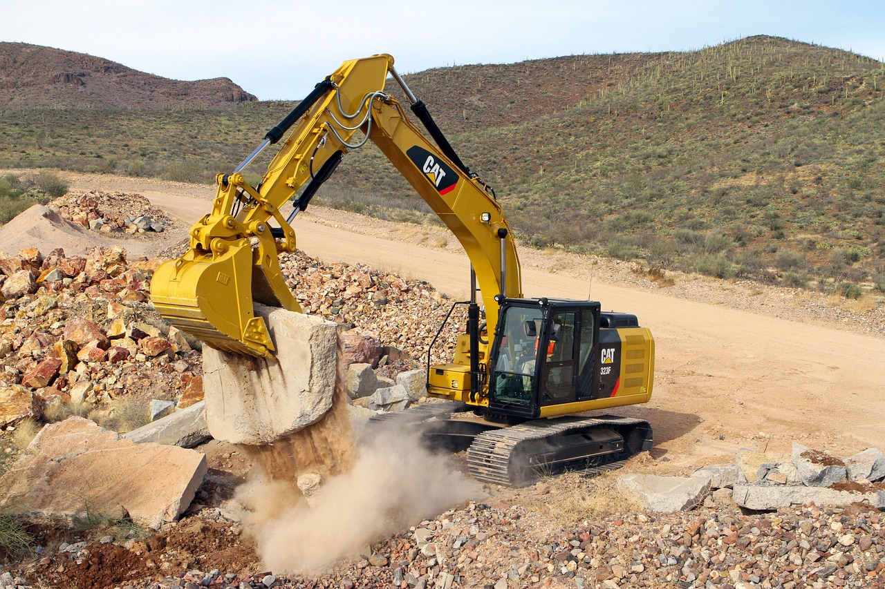 cancellation, 323f, hydraulics, excavator, cat, animal, caterpillar, construction machinery, construction work, work machine, earthmoving, technology, pet, heavy, stone