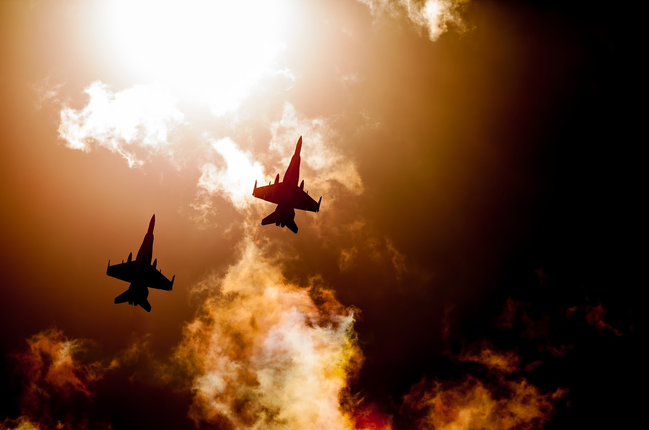 jet, fighter jet, raaf hornets, fighter planes, military aircraft, sunset, nature, airplanes, flying, military, war, defense