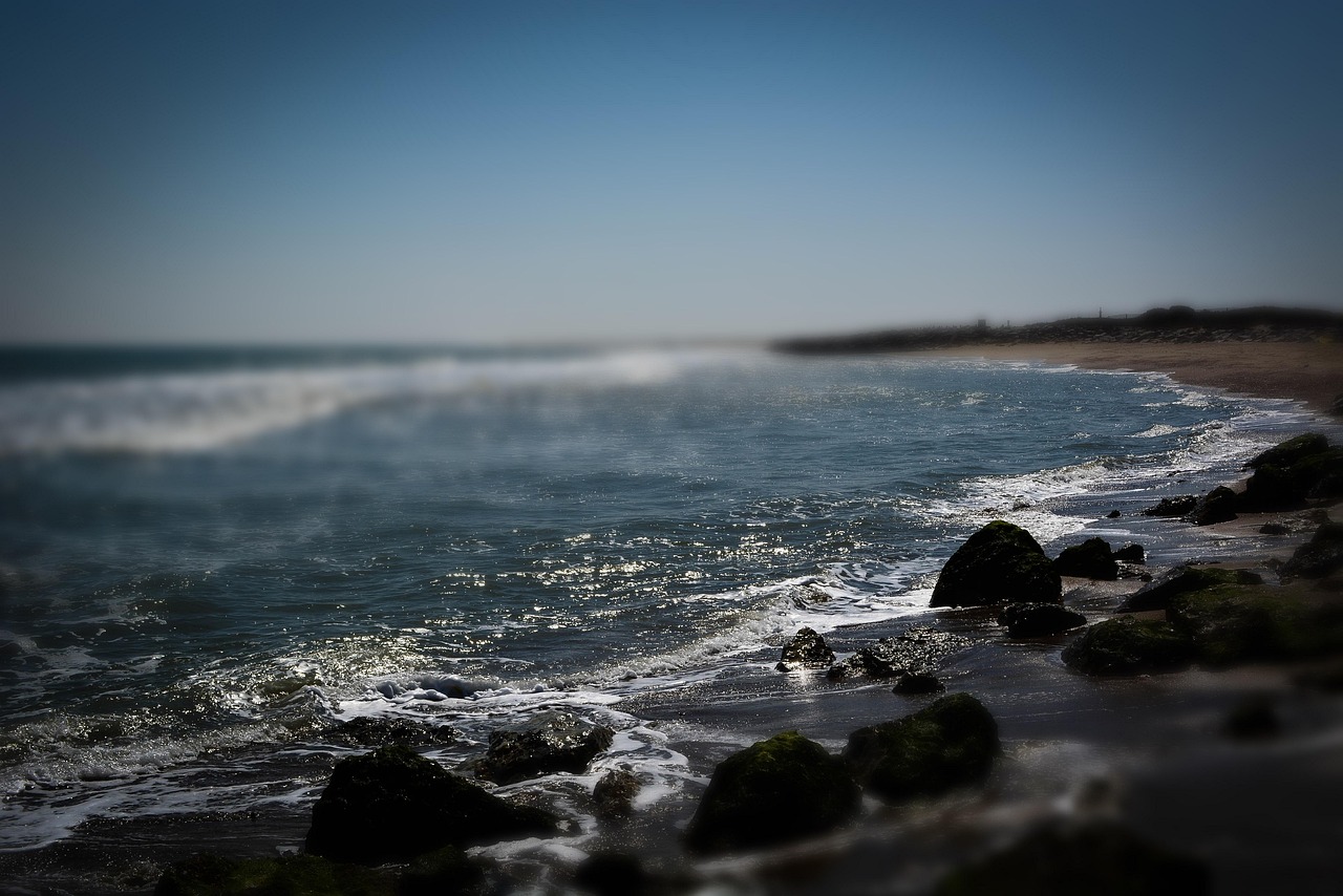 kure beach, nc, beach, ocean, shore, water, nature, sea