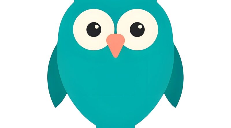 animation, owl, bird, cartoon, cute, nature, 2d, blue, design, graphic, drawn, symbol, cute icon, animal, flat design, drawing, outline, cartoon movie, art