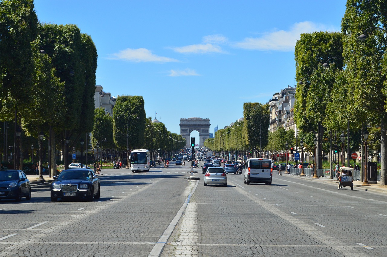 arc dear triomphe, paris, blue sky, paris, paris, paris, paris, paris