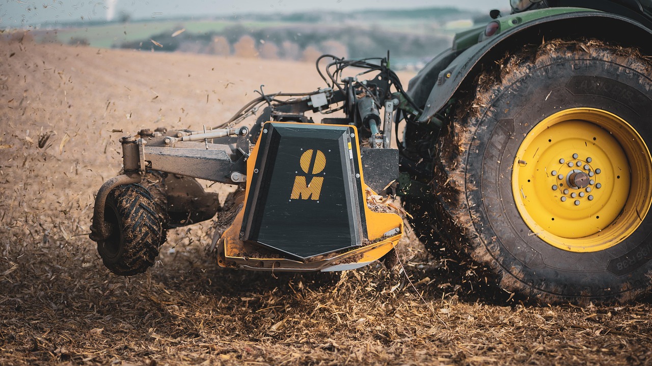 agriculture, mulchn, chile, agricultural machine, farming machine, tractor