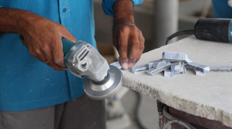 marble, granite, grinding, work, man, hands, polish, gray work, grinding, grinding, grinding, grinding, grinding