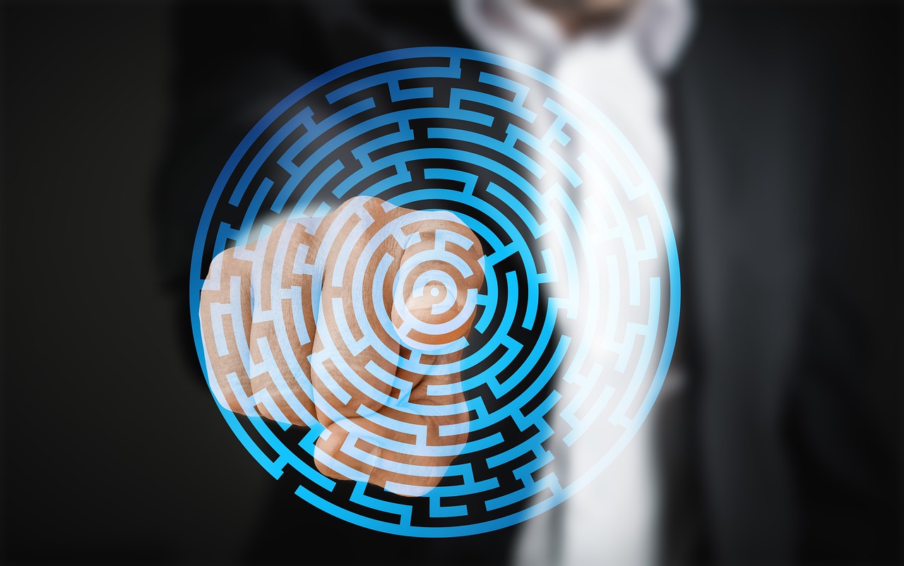 labyrinth, finger, steering, turn on, touch, programming interface, wireless, door, security, automatically, wlan, light, internet, computer, technology, center, central, way out, ways, labyrinth, labyrinth, labyrinth, labyrinth, labyrinth