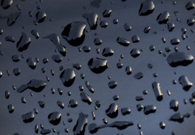 droplets, waterdrops, splash, plastic surface, liquid, raindrop, bubble, black, dark, macro, drip, blue bubbles