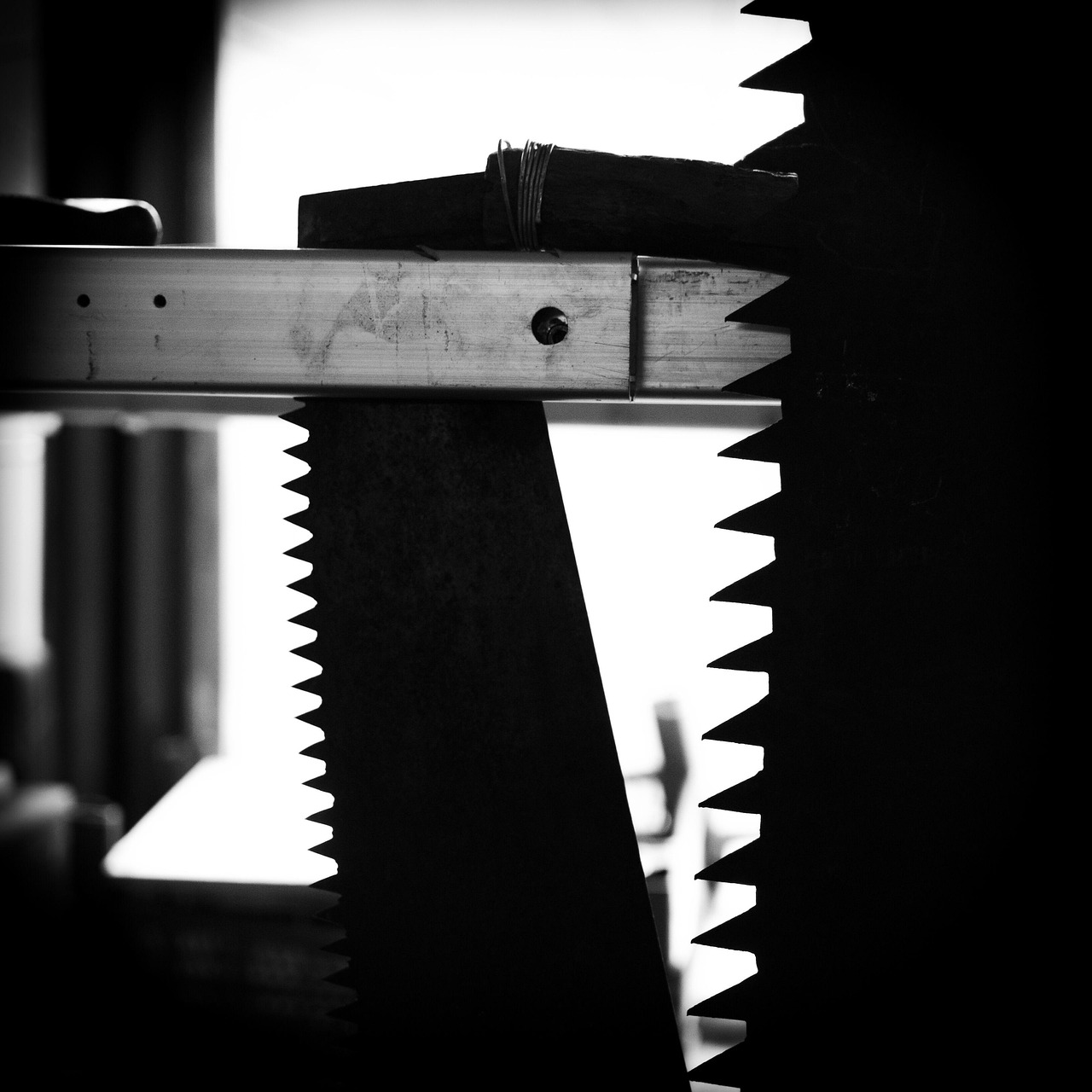 saw, tool, silhouette, black, white, metal, construction, sawing, carpentry, black construction, black tools, black metal, Moscow, Russia